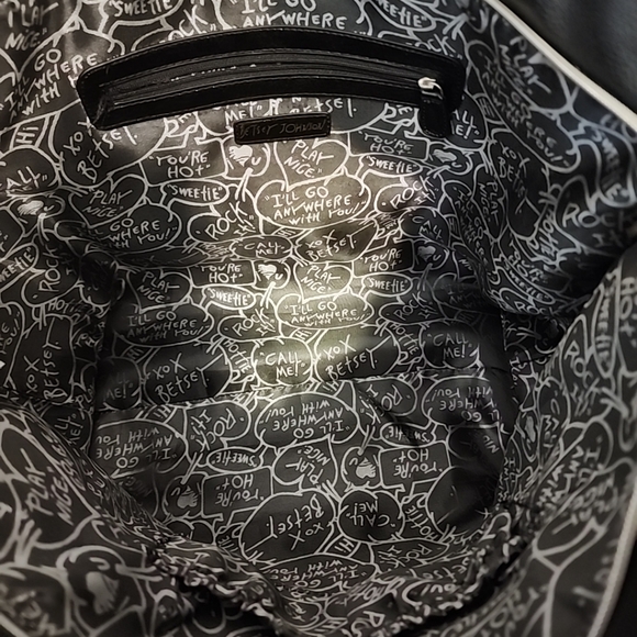 Betsey johnson large black handbag - Picture 3 of 15